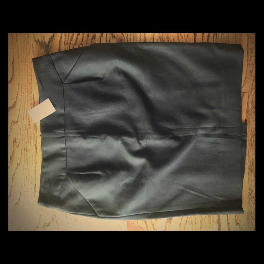 J.Crew Factory Black Cotton Pencil skirt